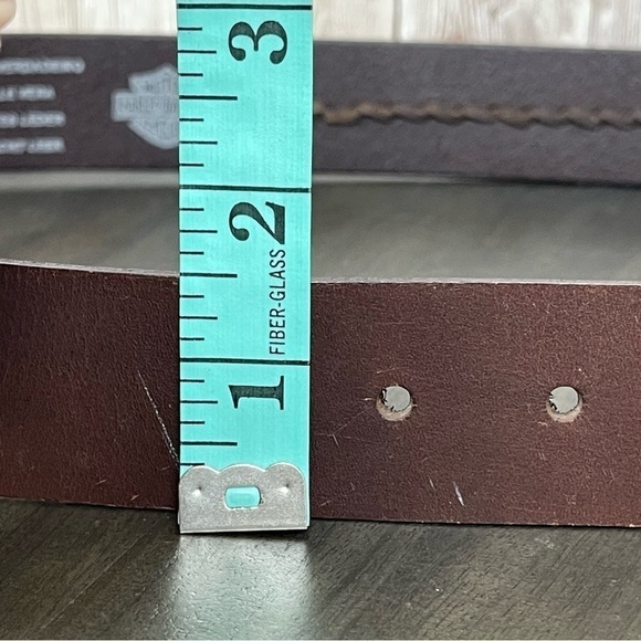 Harley Davidson Enameled Buckle‎ Leather Belt Size 28 Women main image 4
